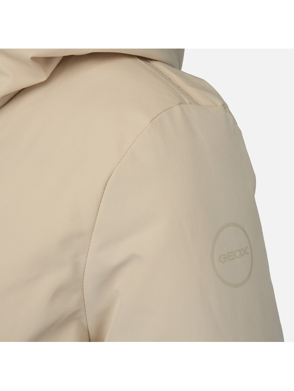 Geox Zelená dámska prešívaná bunda Geox Spherica