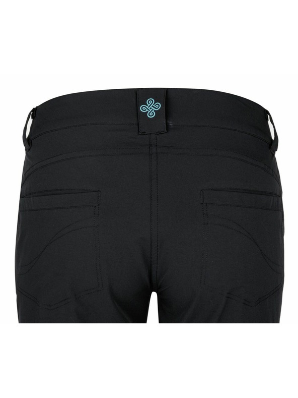 Kilpi Čierne dámske outdoorové nohavice Kilpi BRODELIA