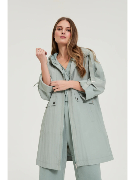 Moodo Bunda parka olivová Moodo