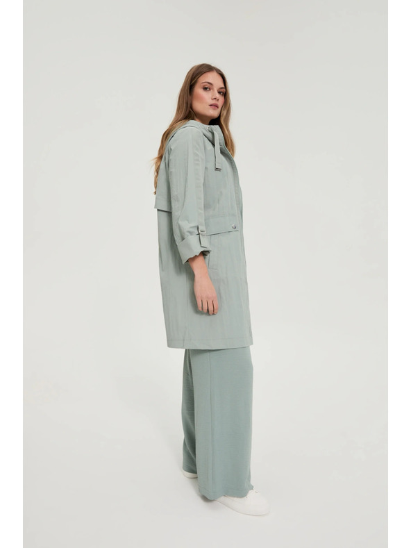 Moodo Bunda parka olivová Moodo