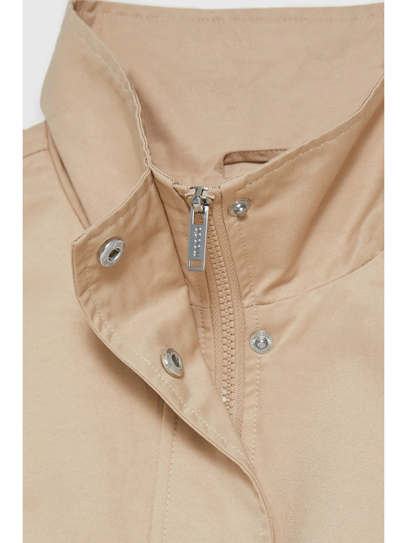 Moodo Bunda so stojačikom béžová Moodo