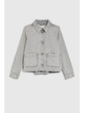 Moodo Džínsová bunda sivá Moodo