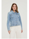 Moodo Džínsová bunda modrá Moodo