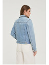 Moodo Džínsová bunda modrá Moodo