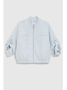 Moodo Bunda so zvinutými rukávmi svetlo modrá Moodo