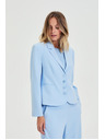 Moodo Jednostranné sako svetlo modré Moodo
