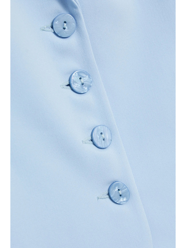 Moodo Jednostranné sako svetlo modré Moodo