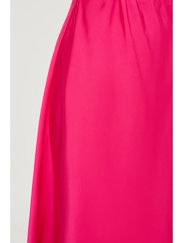 Moodo Hladká sukňa fukziová Moodo