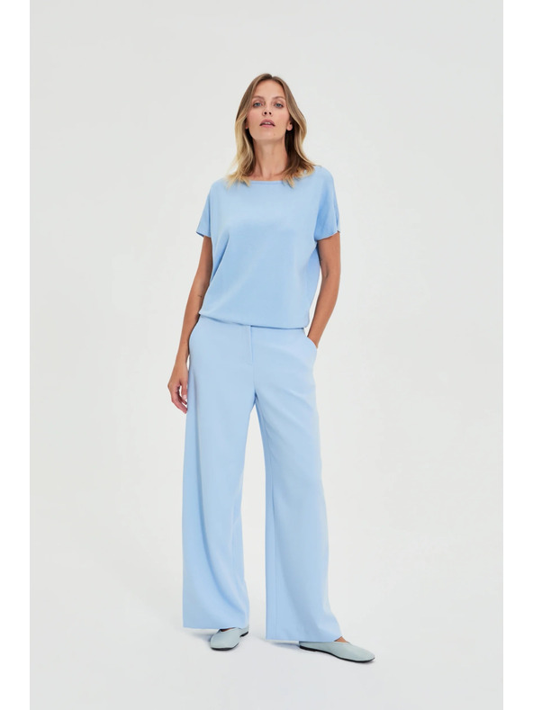 Moodo Oblekacie nohavice svetlo modré Moodo