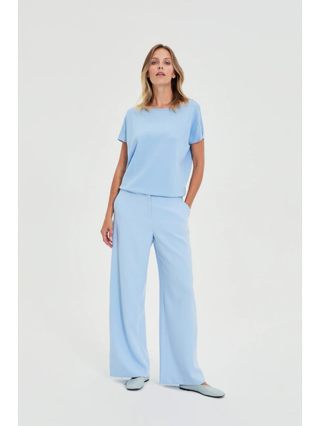 Moodo Oblekacie nohavice svetlo modré Moodo
