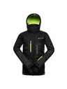 ALPINE PRO Pánska lyžiarska bunda s membránou ptx snow ALPINE PRO DEAR 2 black
