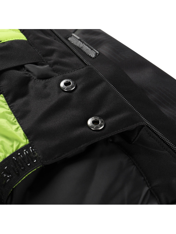 ALPINE PRO Pánska lyžiarska bunda s membránou ptx snow ALPINE PRO DEAR 2 black