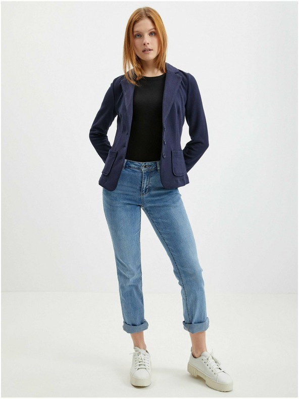 Orsay Tmavomodré dámske sako ORSAY