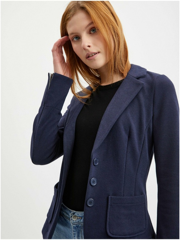 Orsay Tmavomodré dámske sako ORSAY