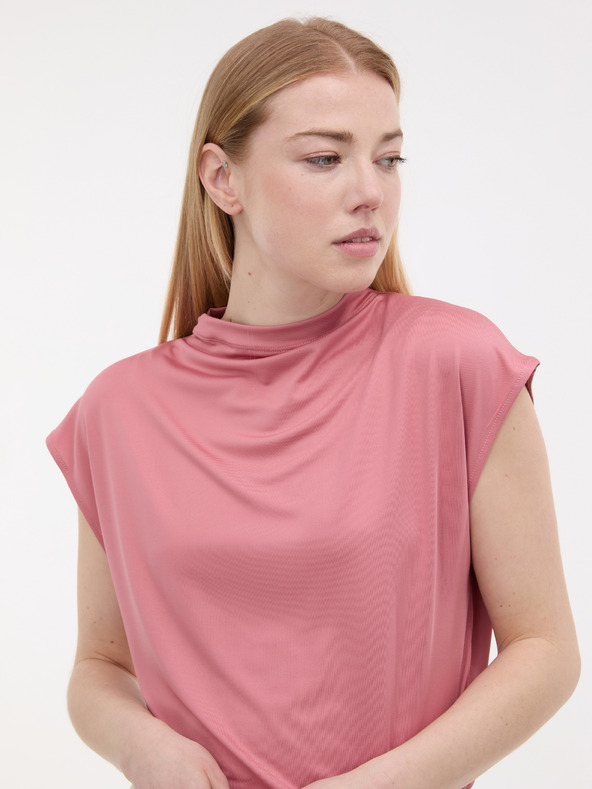 Orsay Ružové dámske tričko s krátkym rukávom ORSAY