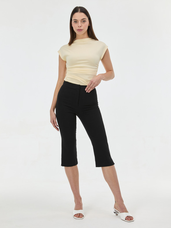 Orsay Čierne dámske capri nohavice ORSAY