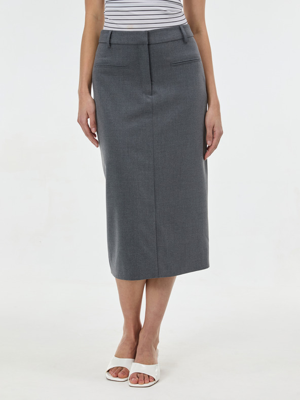 Orsay Sivá dámska midi sukňa ORSAY