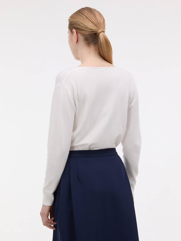 Orsay Krémový dámsky ľahký kardigán ORSAY