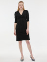 Orsay Čierne dámske šaty ku kolenám ORSAY