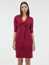 Orsay Vínové dámske šaty po kolená ORSAY