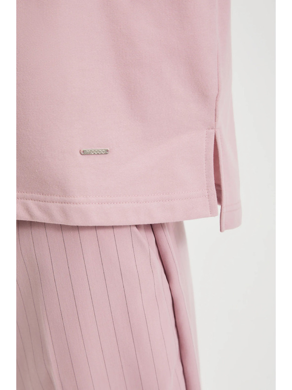 Moodo Ružová oversize mikina Moodo