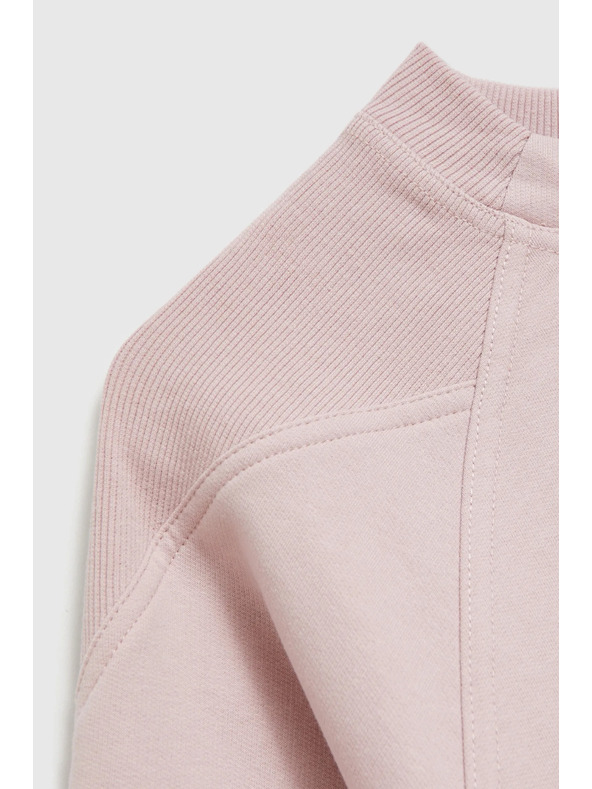 Moodo Ružová oversize mikina Moodo