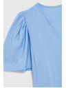 Moodo Viskózová modrá košeľa Moodo
