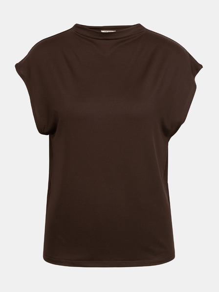 Orsay Tmavohnedé dámske tričko s krátkym rukávom ORSAY