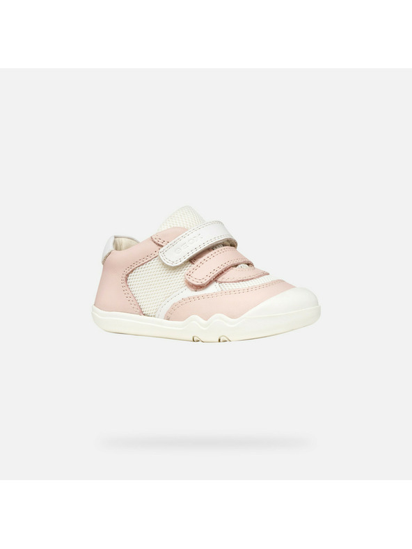 Geox Ružové dievčenské barefoot tenisky Geox Steppieup