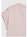 Moodo Tričko z bavlny ružové Moodo