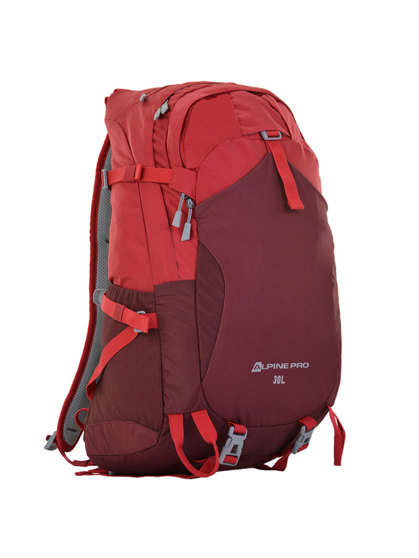 ALPINE PRO Outdoorový batoh s pláštenkou 25 l ALPINE PRO MONRE cardinal