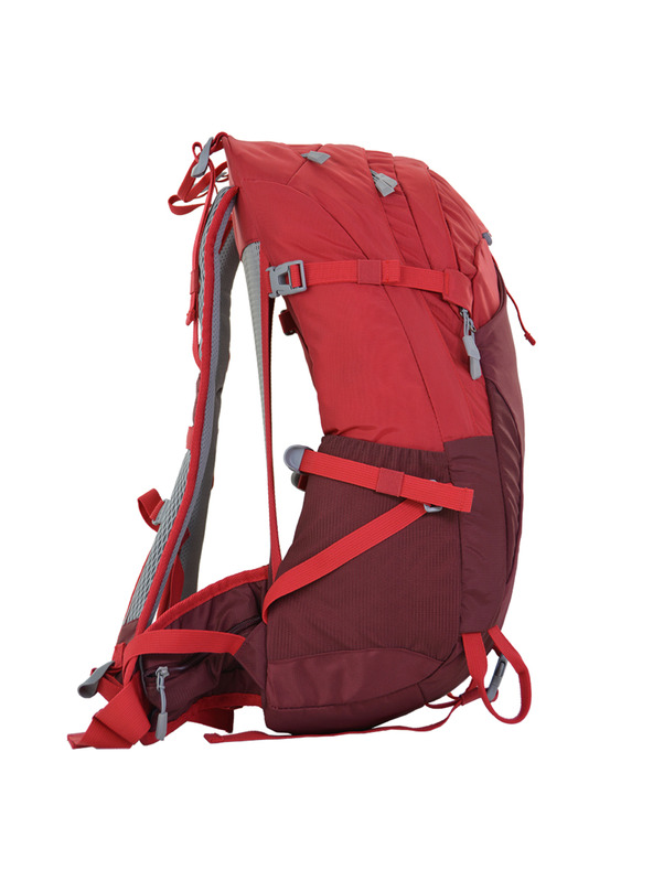ALPINE PRO Outdoorový batoh s pláštenkou 25 l ALPINE PRO MONRE cardinal