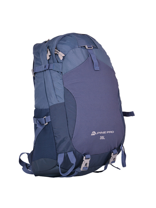 ALPINE PRO Outdoorový batoh s pláštenkou 25 l ALPINE PRO MONRE dk.metal blue