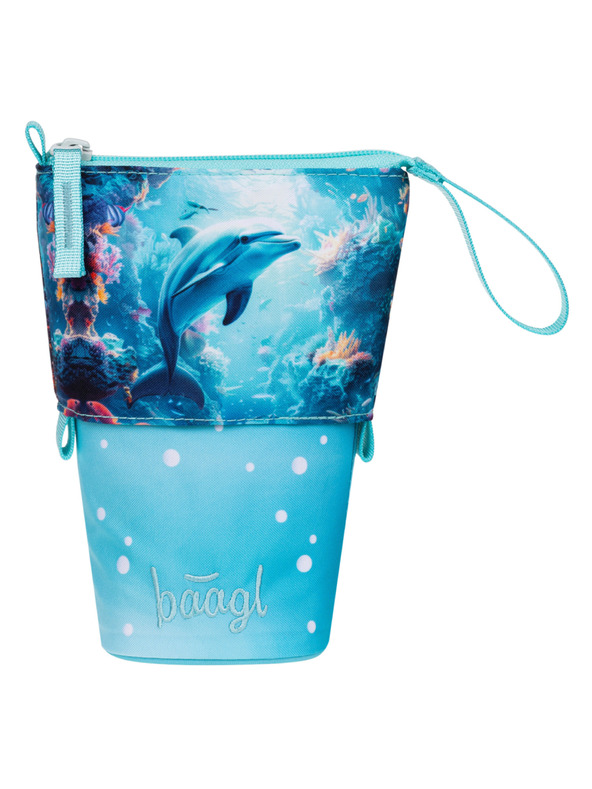 BAAGL  BAAGL Školský peračník Pastelkovník Delfín GRS