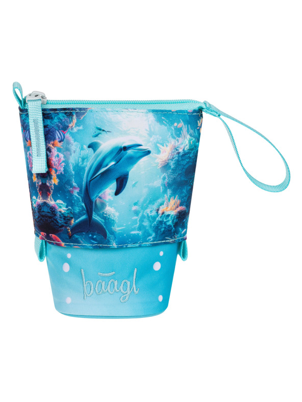 BAAGL  BAAGL Školský peračník Pastelkovník Delfín GRS