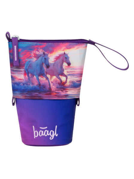 BAAGL  BAAGL Školský peračník Pastelkovník Kone Srdce GRS