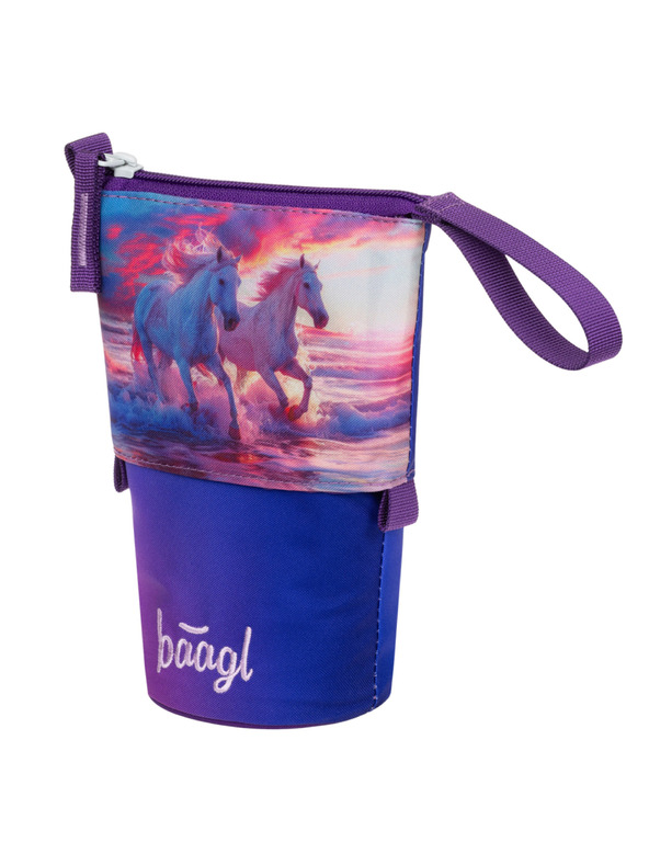 BAAGL  BAAGL Školský peračník Pastelkovník Kone Srdce GRS