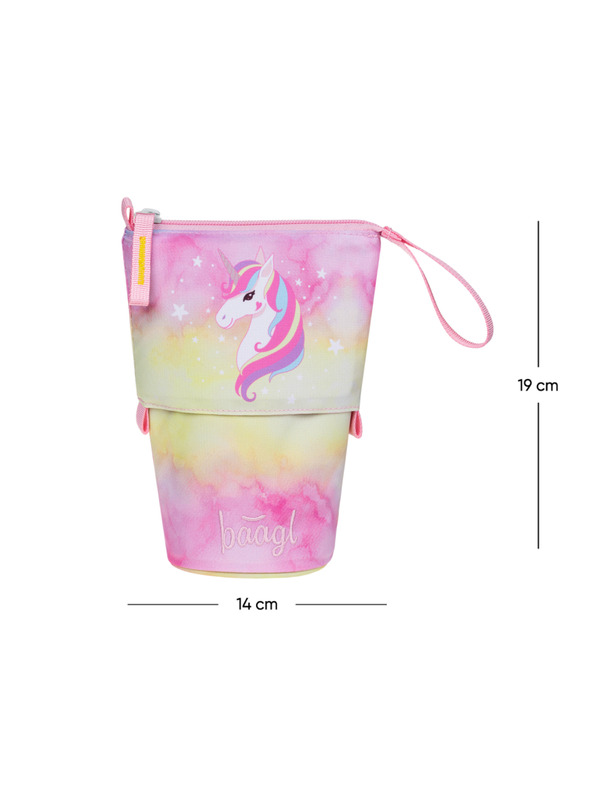 BAAGL  BAAGL Školský peračník Pastelkovník Rainbow Unicorn GRS