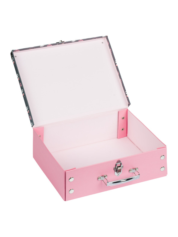 BAAGL  BAAGL Skladací školský kufrík Panda s kovaním