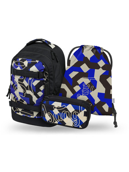 BAAGL  BAAGL SET 3 Skate Max Variety: batoh, peračník, vrecko GRS