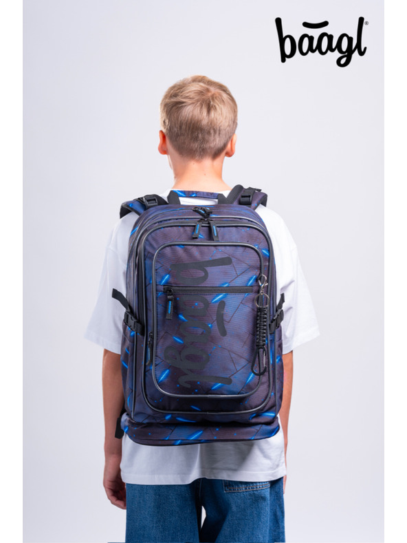 BAAGL  BAAGL Školský batoh Cubic Flash GRS