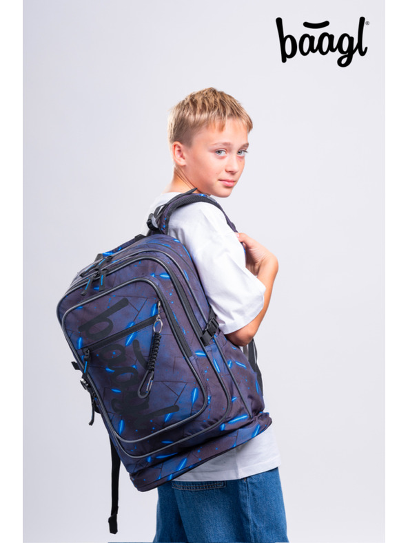 BAAGL  BAAGL Školský batoh Cubic Flash GRS