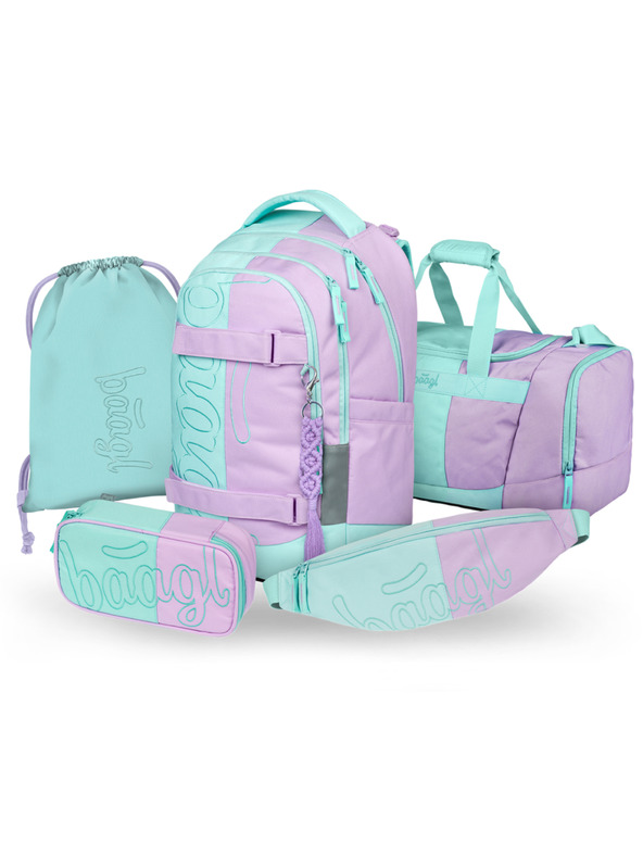 BAAGL  BAAGL SET 5 Skate Max Sweet: batoh, penal, vrecko, športová taška, ledvinka GRS