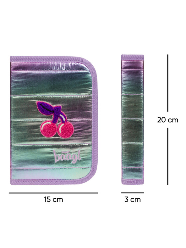 BAAGL  BAAGL SET 3 Zippy Lavender: aktovka, penal, vrecko