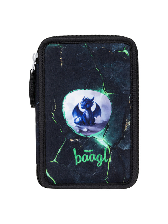 BAAGL  BAAGL Školský penal trojpodlažný Draci