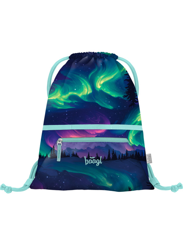 BAAGL  BAAGL SET 5 Zippy Plus Aurora: aktovka, penal, vrecko, zástera, peňaženka GRS