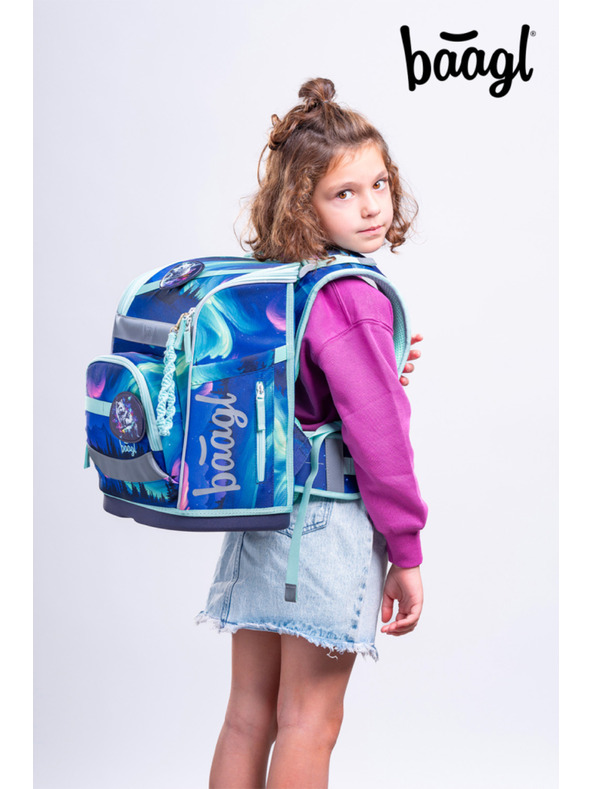 BAAGL  BAAGL SET 5 Zippy Plus Aurora: aktovka, penal, vrecko, zástera, peňaženka GRS