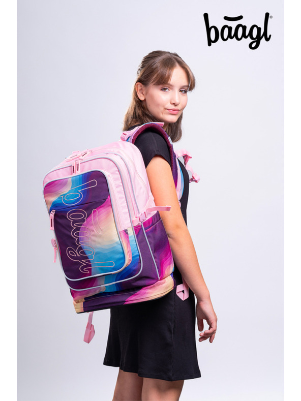 BAAGL  BAAGL Školský batoh Cubic Lyra GRS