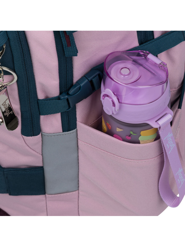 BAAGL  BAAGL SADA 3 Skate Rose: batoh, peračník, športová taška GRS