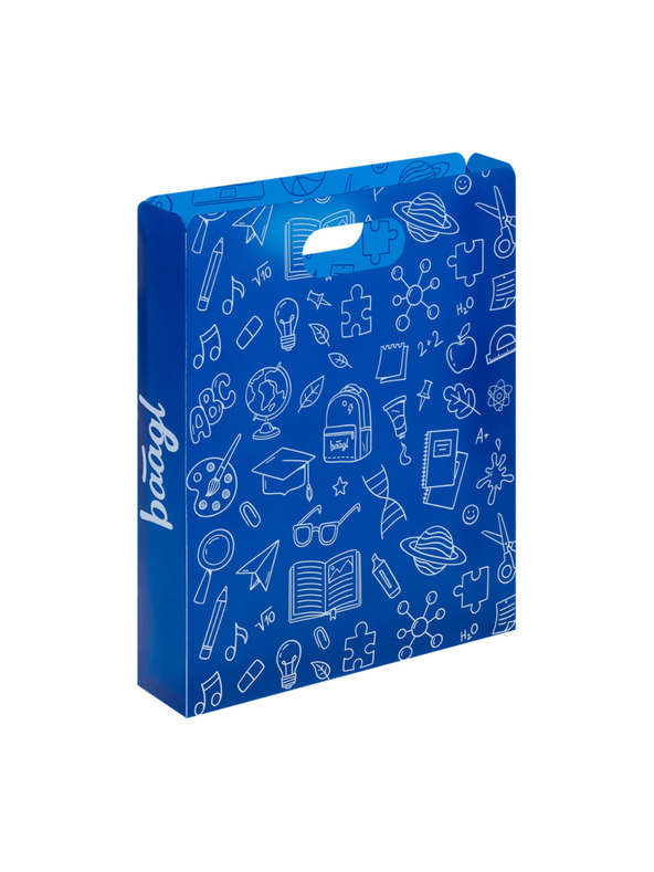 BAAGL  BAAGL Plastové desky na školné zošity School modré